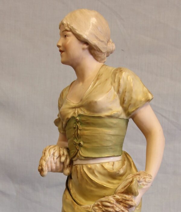 Antique Large Royal Dux Figure - Image 5