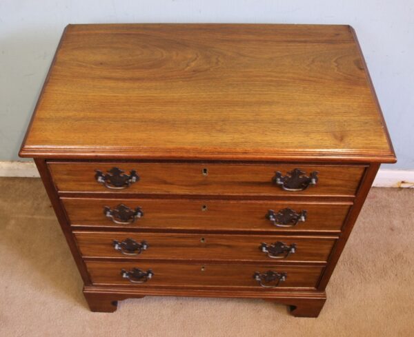 Small Walnut Chest of Drawers - Image 7