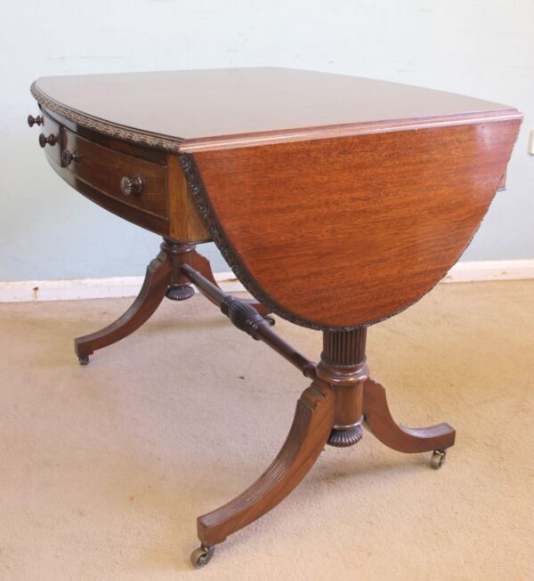 Quality Mahogany Sofa Table / Centre Table Antique Antique Tables 7