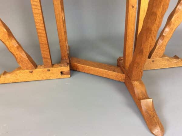 Romney Green Arts & Crafts Dining Table - Image 5