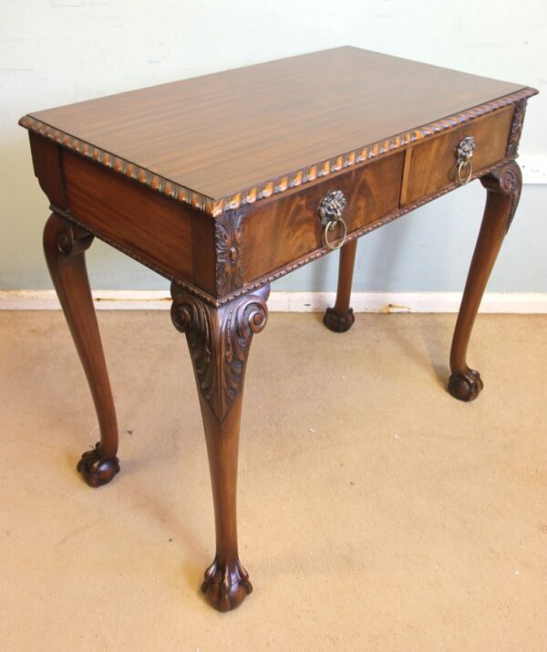 Antique Quality Mahogany Side Table - Image 2