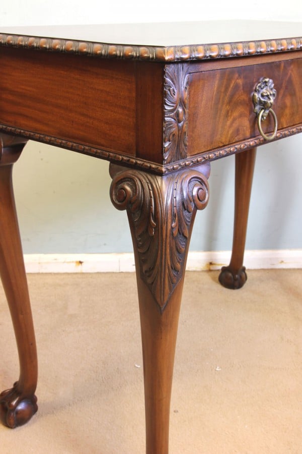 Antique Quality Mahogany Side Table Antique Antique Furniture 8