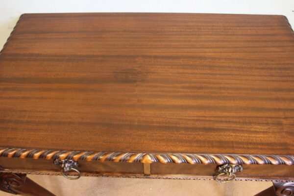 Antique Quality Mahogany Side Table - Image 7