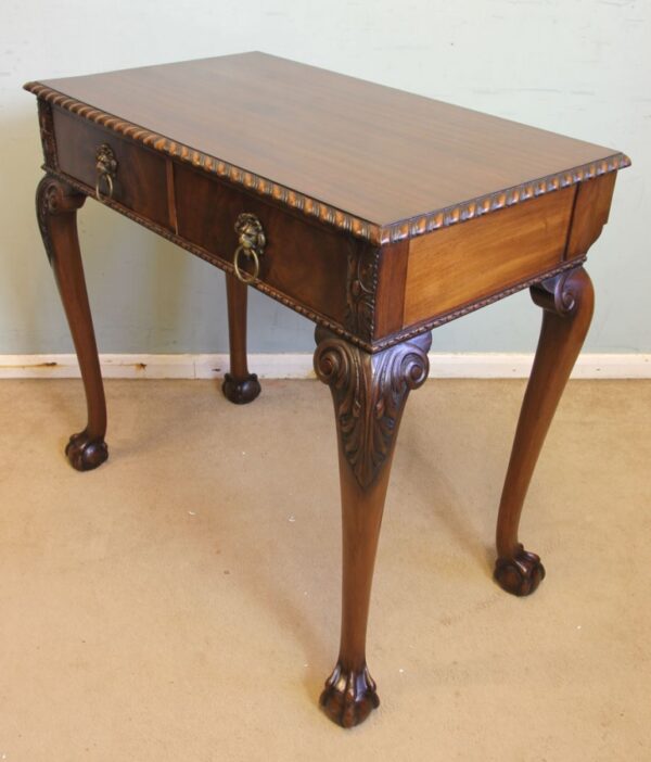 Antique Quality Mahogany Side Table - Image 8