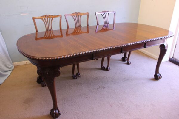 Antique Mahogany Extending Dining Table Antique Antique Furniture 15