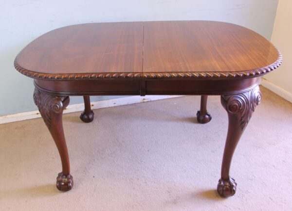 Antique Mahogany Extending Dining Table - Image 2