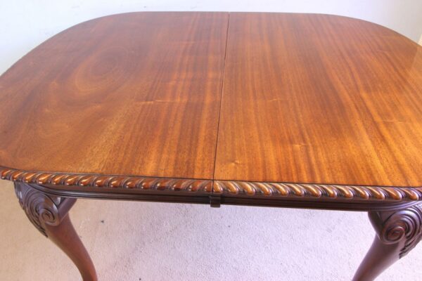 Antique Mahogany Extending Dining Table - Image 5