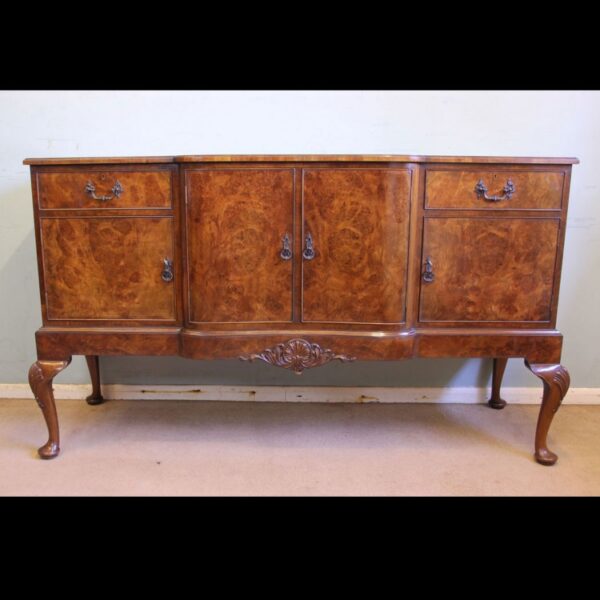 Quality Antique Burr Walnut Sideboard