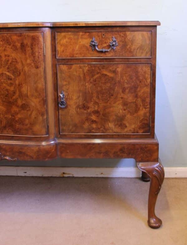 Quality Antique Burr Walnut Sideboard Antique Antique Furniture 12