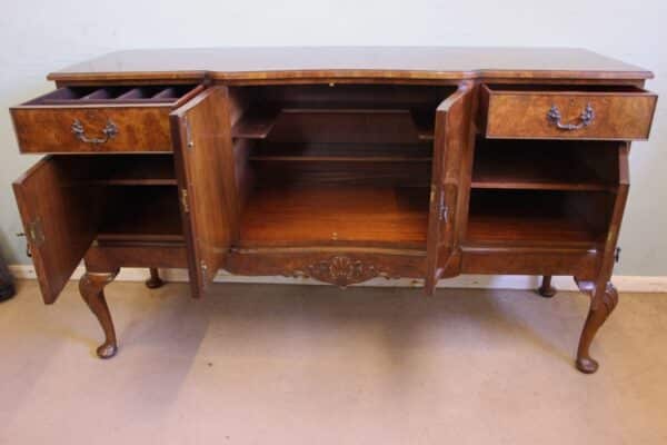 Quality Antique Burr Walnut Sideboard - Image 13