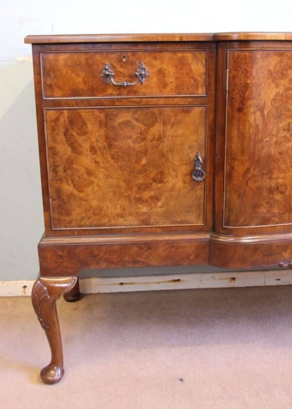 Quality Antique Burr Walnut Sideboard Antique Antique Furniture 16
