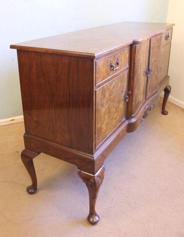 Quality Antique Burr Walnut Sideboard Antique Antique Furniture 4