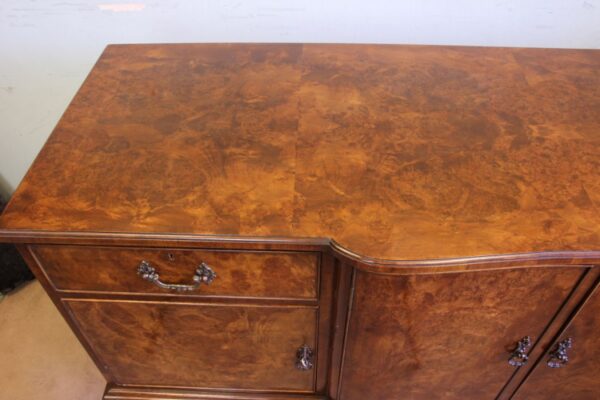 Quality Antique Burr Walnut Sideboard Antique Antique Furniture 9