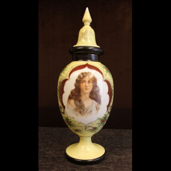 Antique Opaline Glass Vase