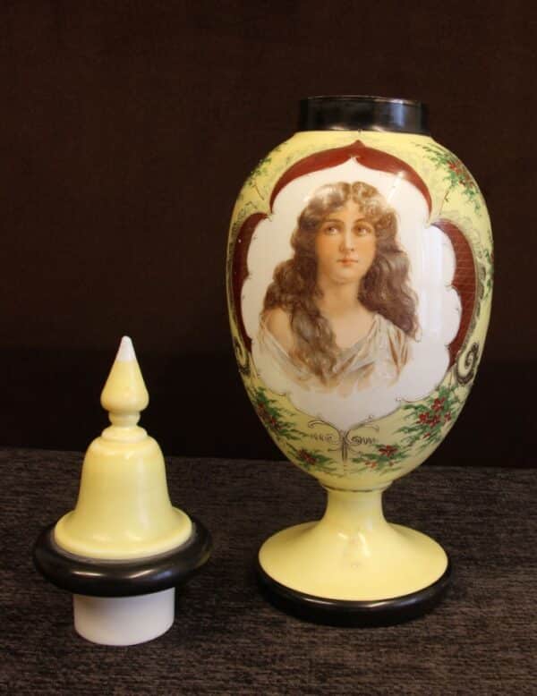 Antique Opaline Glass Vase - Image 4