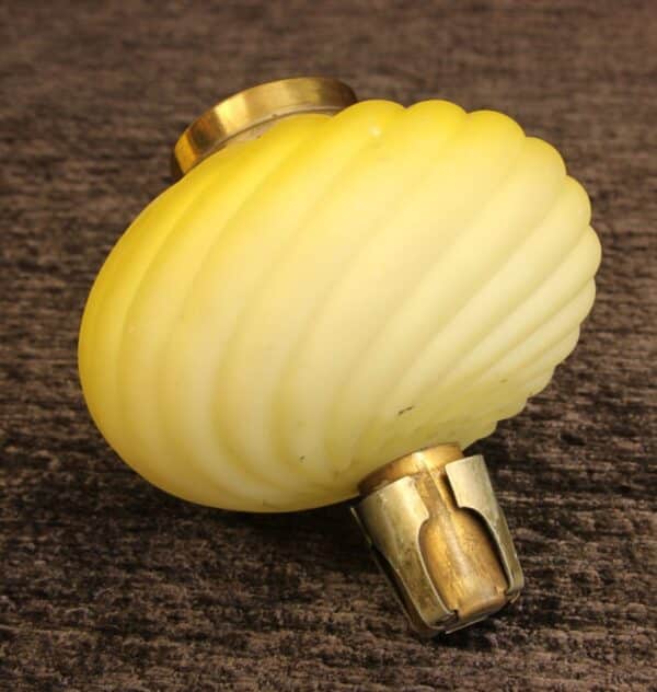 Antique Victorian Satin Glass Peg / Oil lamp - Image 6