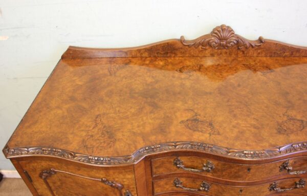 Antique Quality Burr Walnut Small Sideboard - Image 12