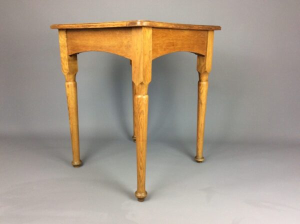 Arts & Crafts Oak Tile Top Table - Image 6