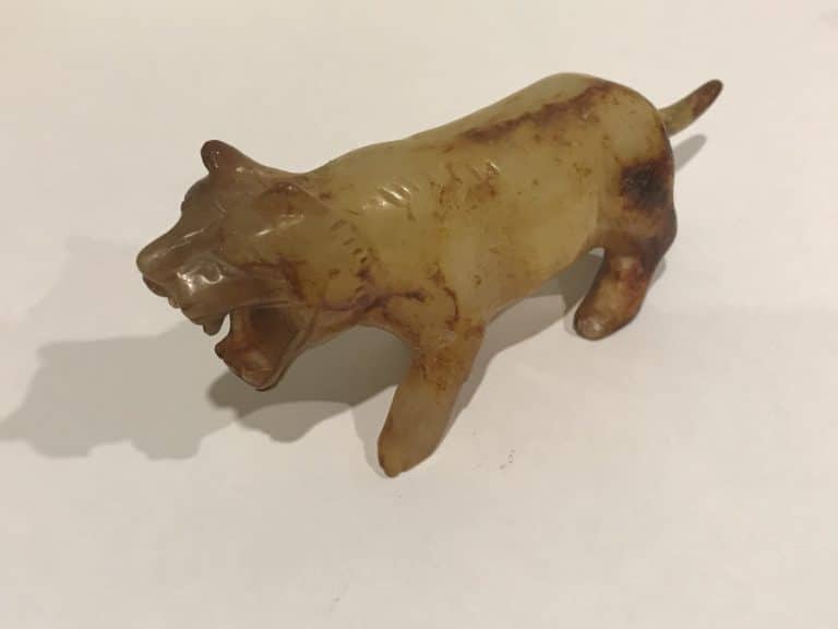 Jade Tiger Chinese carving