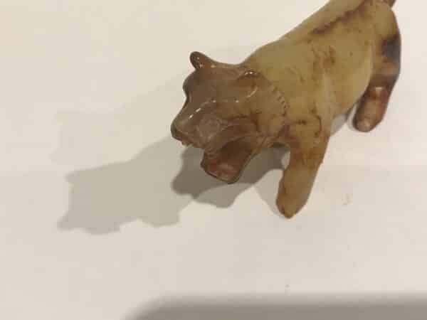 Jade Tiger Chinese carving Antique Sculptures 5