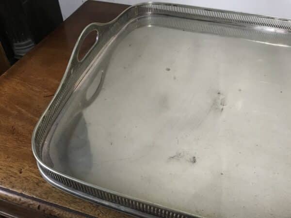 William Hutton large silver plate Butler’s tray - Image 2