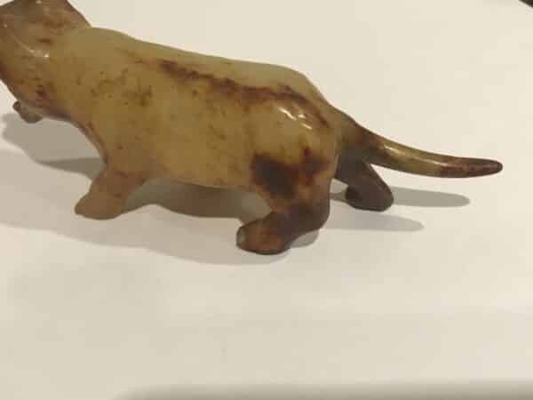 Jade Tiger Chinese carving - Image 4