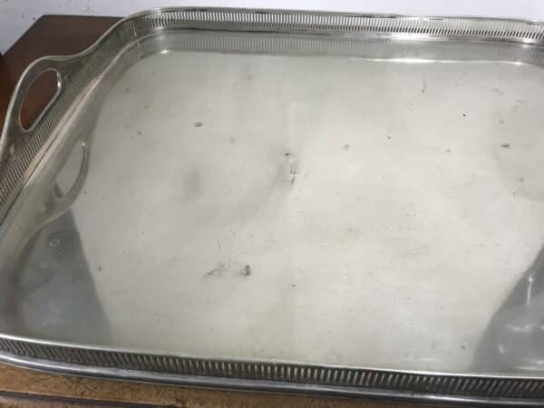 William Hutton large silver plate Butler’s tray - Image 3