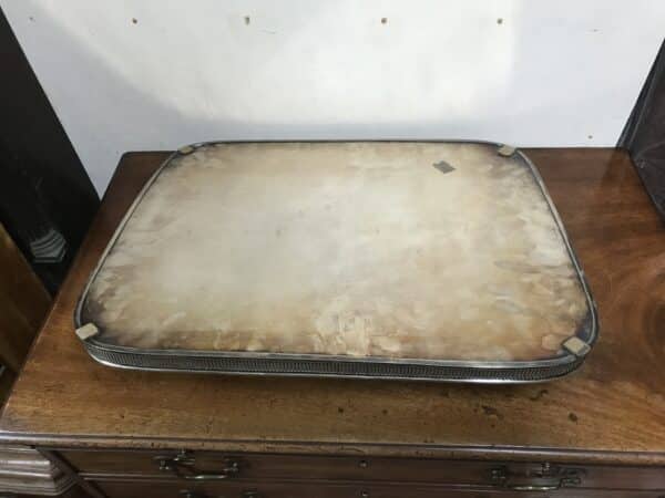 William Hutton large silver plate Butler’s tray - Image 5