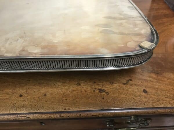 William Hutton large silver plate Butler’s tray Antique Trays 8
