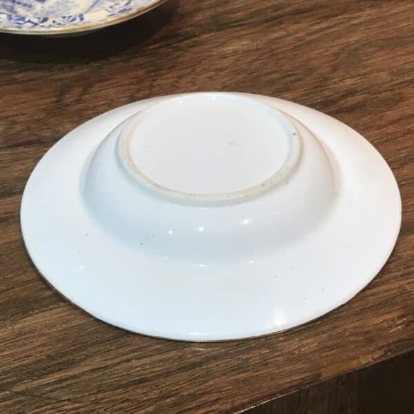 Set of four Worcester blue & white coffee cups with saucers - Image 8