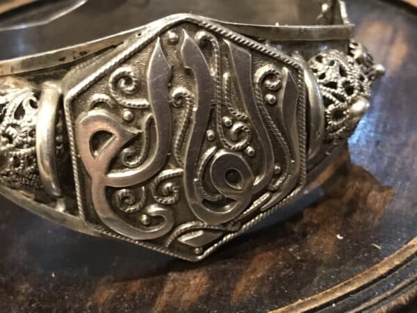 Russian Victorian solid silver bracelet Antique Jewellery 11