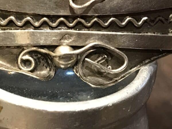 Russian Victorian solid silver bracelet - Image 11