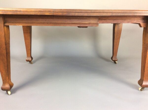 Arts & Crafts Oak Extending Table - Image 2