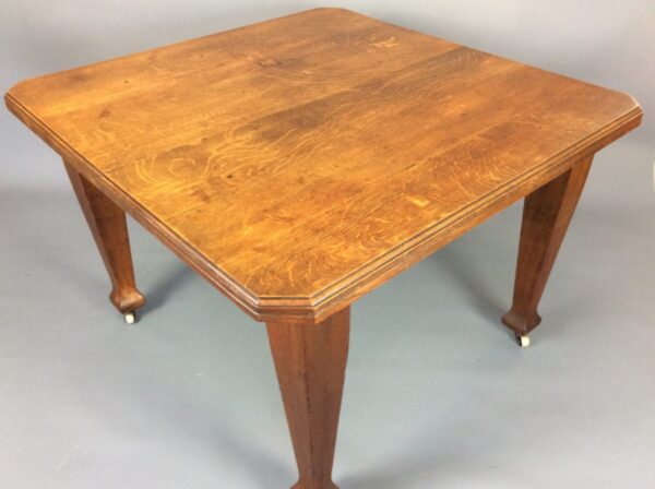 Arts & Crafts Oak Extending Table - Image 5