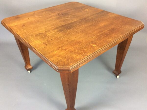 Arts & Crafts Oak Extending Table Arts and Crafts Antique Furniture 7