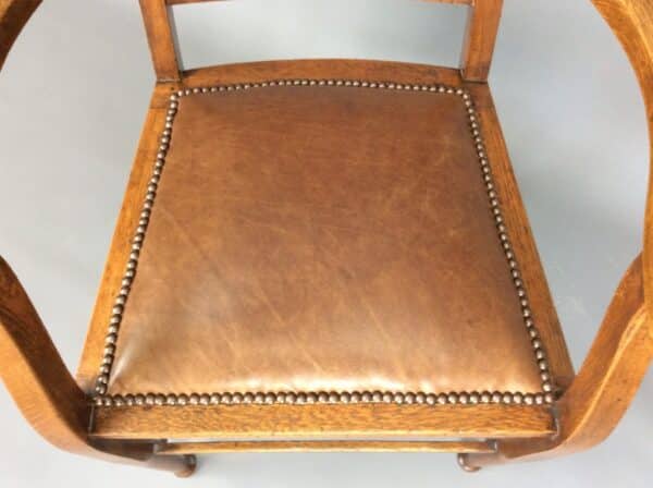 Six Arts & Crafts Glasgow School Dining Chairs Arts and Crafts Antique Chairs 5