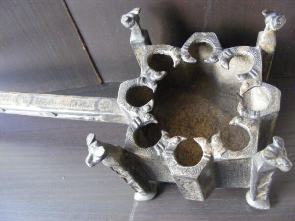 Magnificent LARGE Long handled censer c1,000 year old bakhoor burner Kufic Antiquities 8