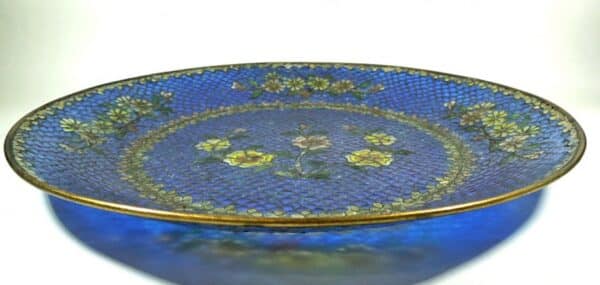 Antique Chinese Plique-a-Jour Plate - Image 3