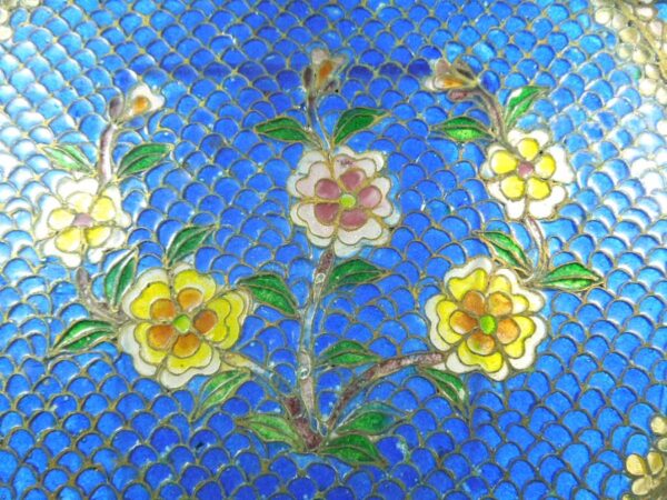 Antique Chinese Plique-a-Jour Plate - Image 4