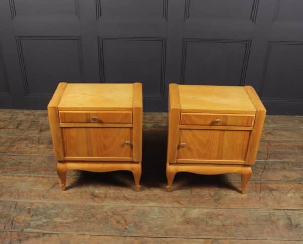 French Art Deco Bedside Cabinets in Cherry Antique Cabinets 13