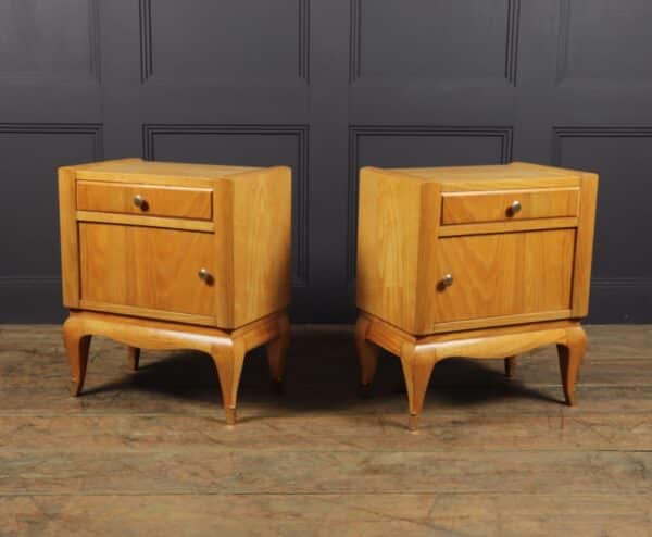 French Art Deco Bedside Cabinets in Cherry Antique Cabinets 11