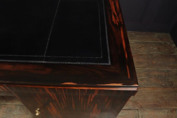 Art Deco Executive Desk in Coromandel c1930 - Image 8