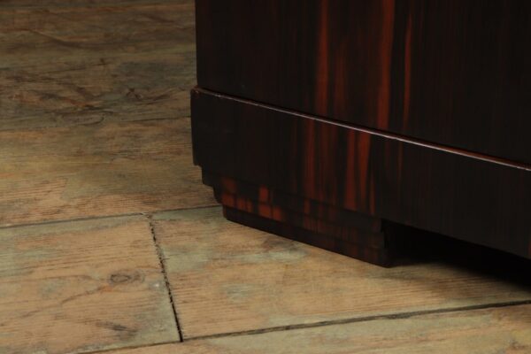 Art Deco Executive Desk in Coromandel c1930 - Image 6