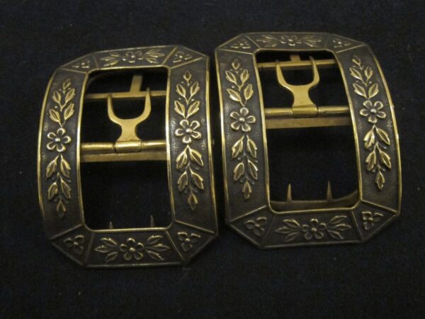 Mid 19th Century French Silver Gilt Buckles/Post incls. - Image 2