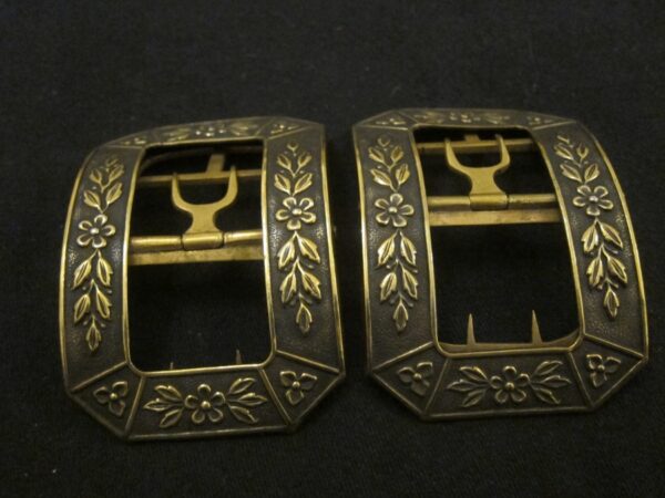 Mid 19th Century French Silver Gilt Buckles/Post incls. - Image 7