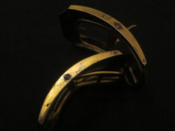 Mid 19th Century French Silver Gilt Buckles/Post incls. - Image 5