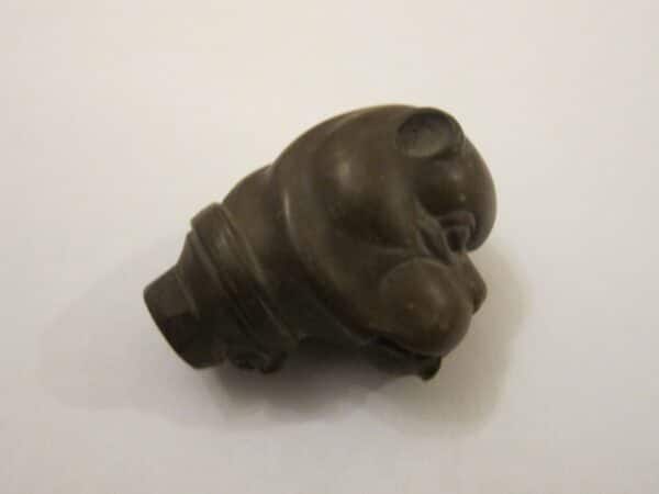 19th Century French Bulldog Cane Head/Treen - Image 6