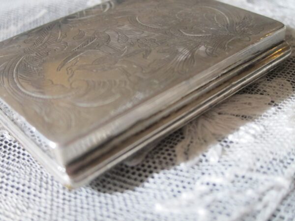 19th Century Austrian Solid Silver Snuff Box Antique Silver Antique Silver 8