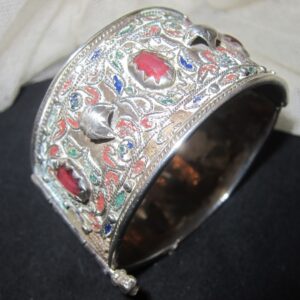 19th Century Asiatic Solid Silver Bracelet/56.7grms Antique Silver Antique Jewellery