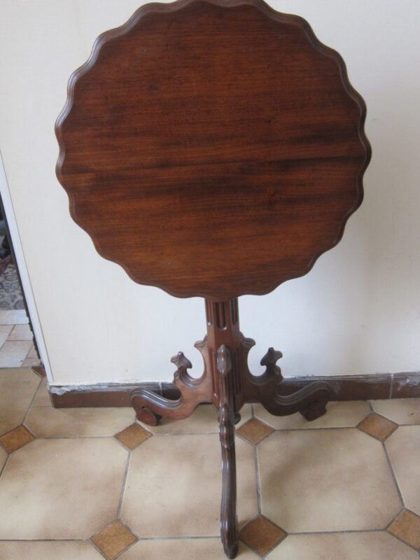19th Century French Chateau Gothic Tip Top Wine Table
